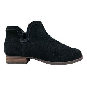 Koolaburra by UGG Women's Size 5 Cheyanne Black Suede Leather Zip Ankle Boots